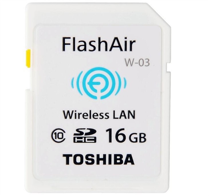 無(wú)線傳輸利器 16GB東芝FlashAir SD卡僅售129元，數(shù)碼交換更便捷